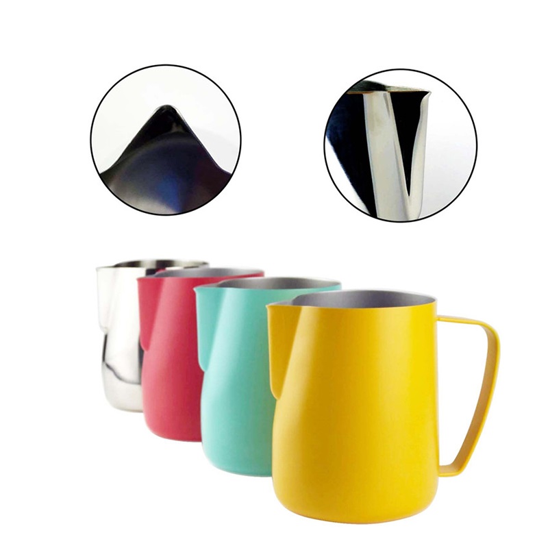 Barista Milk Jug - Paslanmaz çelik Latte kahve süt sürahisi