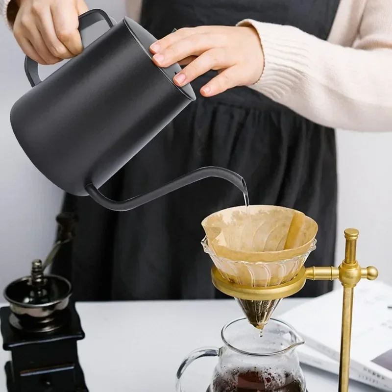 Tea And Coffee Kettle - 350/600 ML Paslanmaz Çelik Damla Su