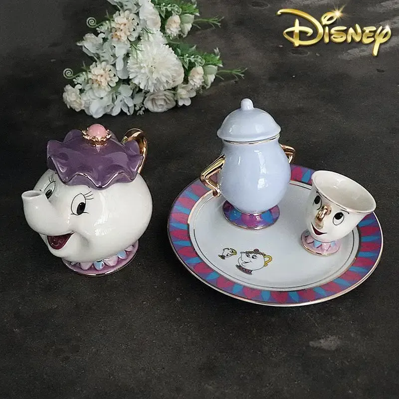 Coffee Tea And Sugar Set - Sıcak Çaydanlık Karikatür Güzel ve Çirkin