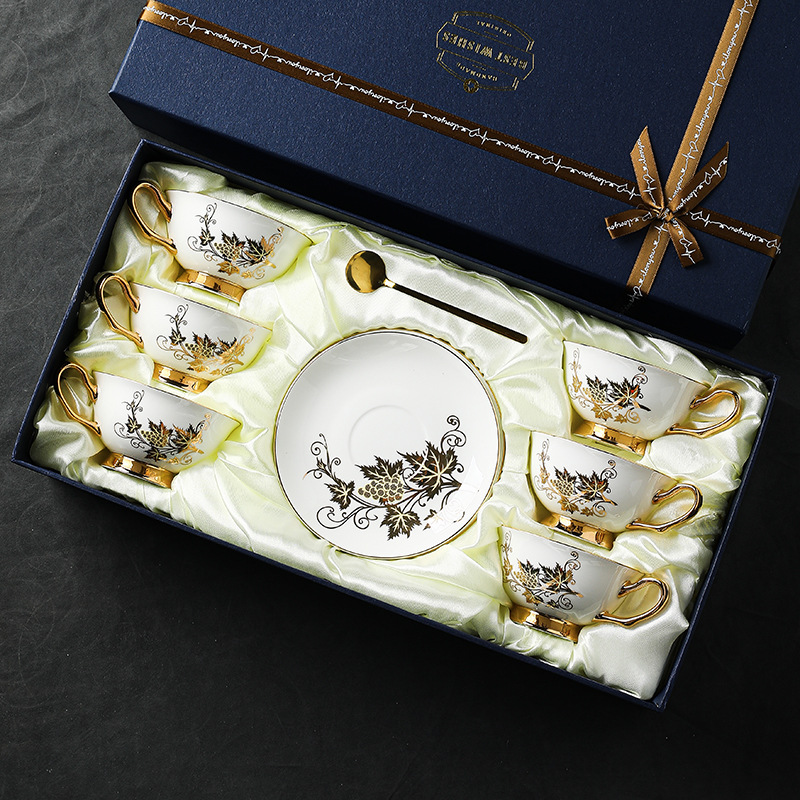 Coffee Tea Drinks - Kahve Fincanı Küçük Zarif Set Seramik