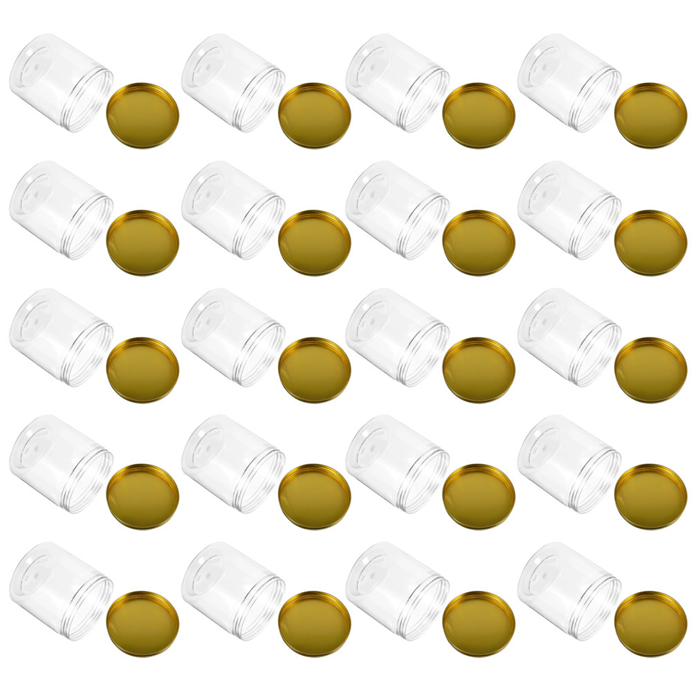 Coffee Tea Containers - 20 Adet Plastik Saklama Şişesi Şeffaf