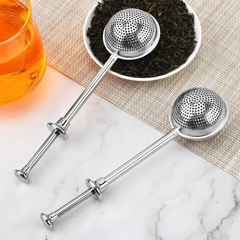 Coffee Tea Infusion - Uzun Saplı Paslanmaz Çelik Çay Demlik