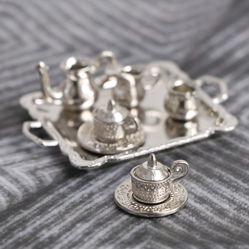 10 adet/takım 1/12 Dollhouse M - Coffee Tea And Sugar Set incelemesi ve fiyatı