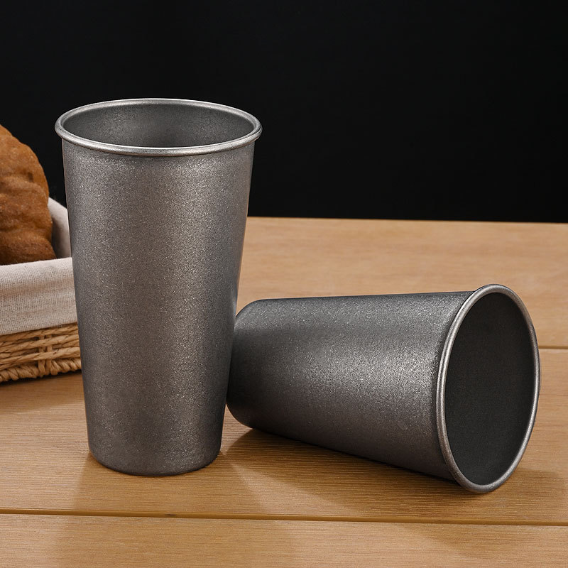 Retro Gümüş Paslanmaz Çelik İç - Coffee Tea Drinks incelemesi ve fiyatı