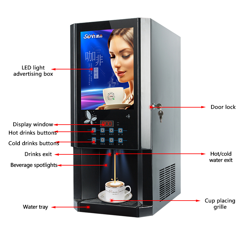 30SCW-8 Sıcak Buzlu Hazır Kahv - Coffee Tea Machine incelemesi ve fiyatı