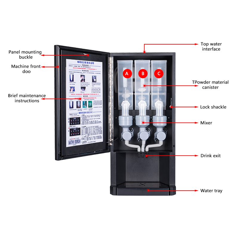E-30S Çok Satan Üç Çeşit İçece - Coffee Tea Machine incelemesi ve fiyatı