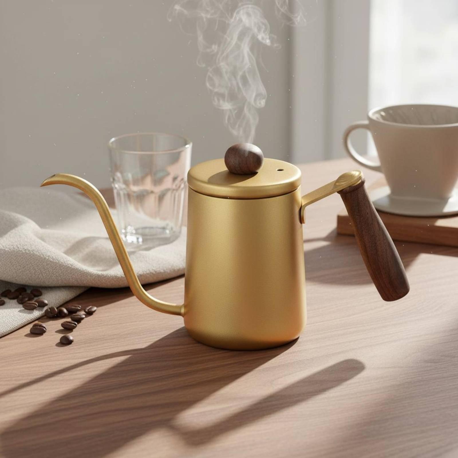 Japon Tarzı Kahve Demliği Ahşa - Tea And Coffee Kettle incelemesi ve fiyatı