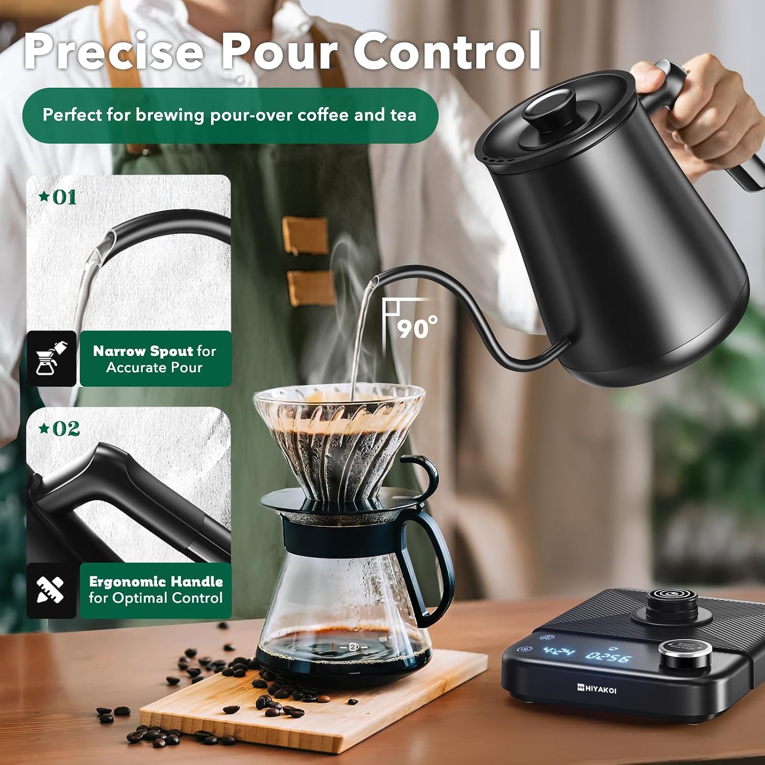 Gooseneck Elektrikli Su Isıtıc - Tea And Coffee Kettle incelemesi ve fiyatı